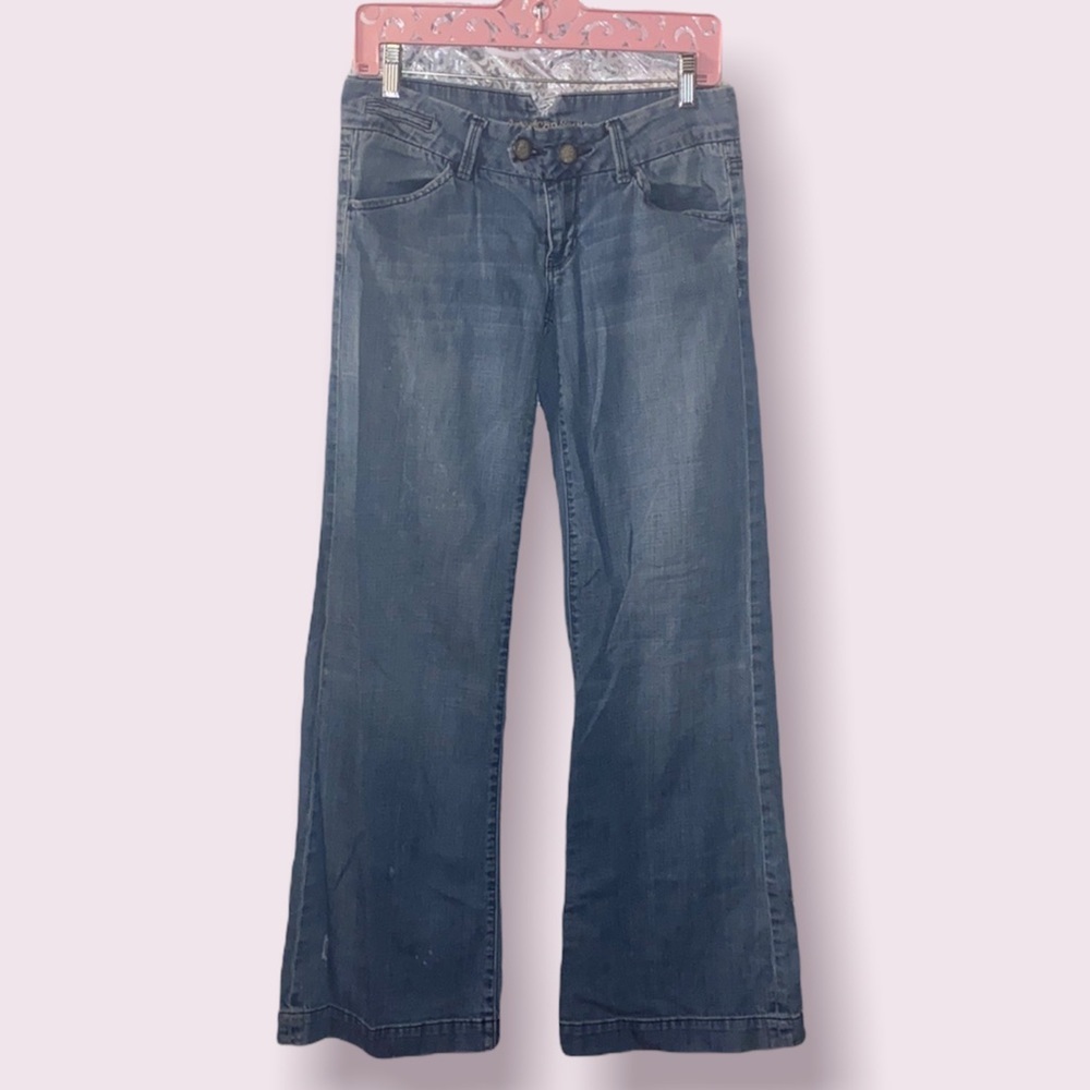 Wide leg trouser jeans